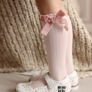 Ribbed knee socks